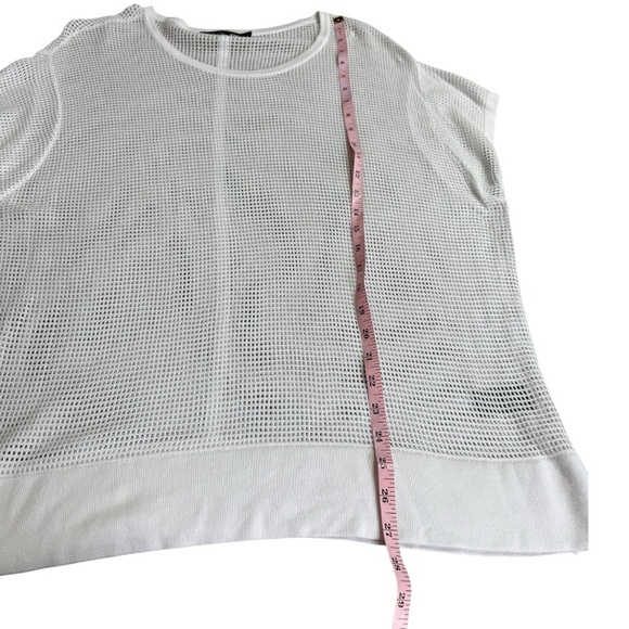 Rag & Bone Odette Short Sleeve Mesh Knit Top size L - Picture 8 of 9